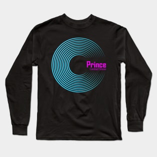 Limitied Edition Prince Logo Vinyl Record Long Sleeve T-Shirt